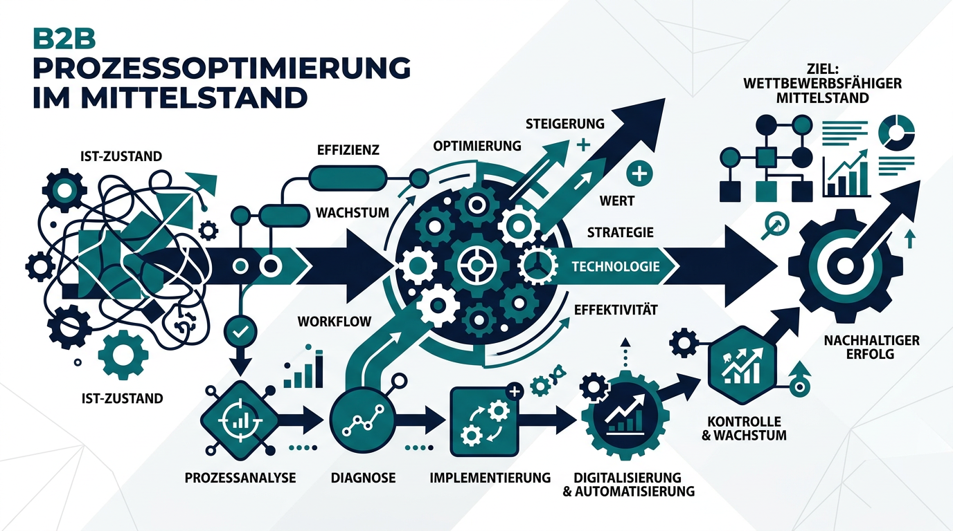 Optimierung von Geschäftsprozessen: Worauf es im Mittelstand wirklich ankommt